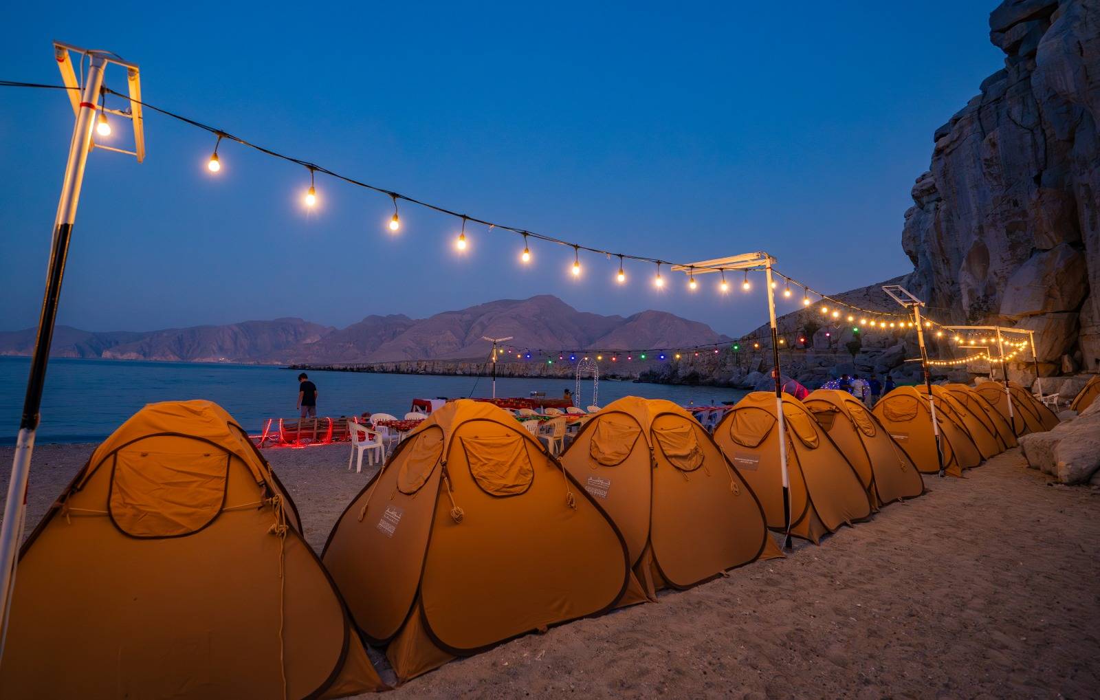 Camping Musandam nuit