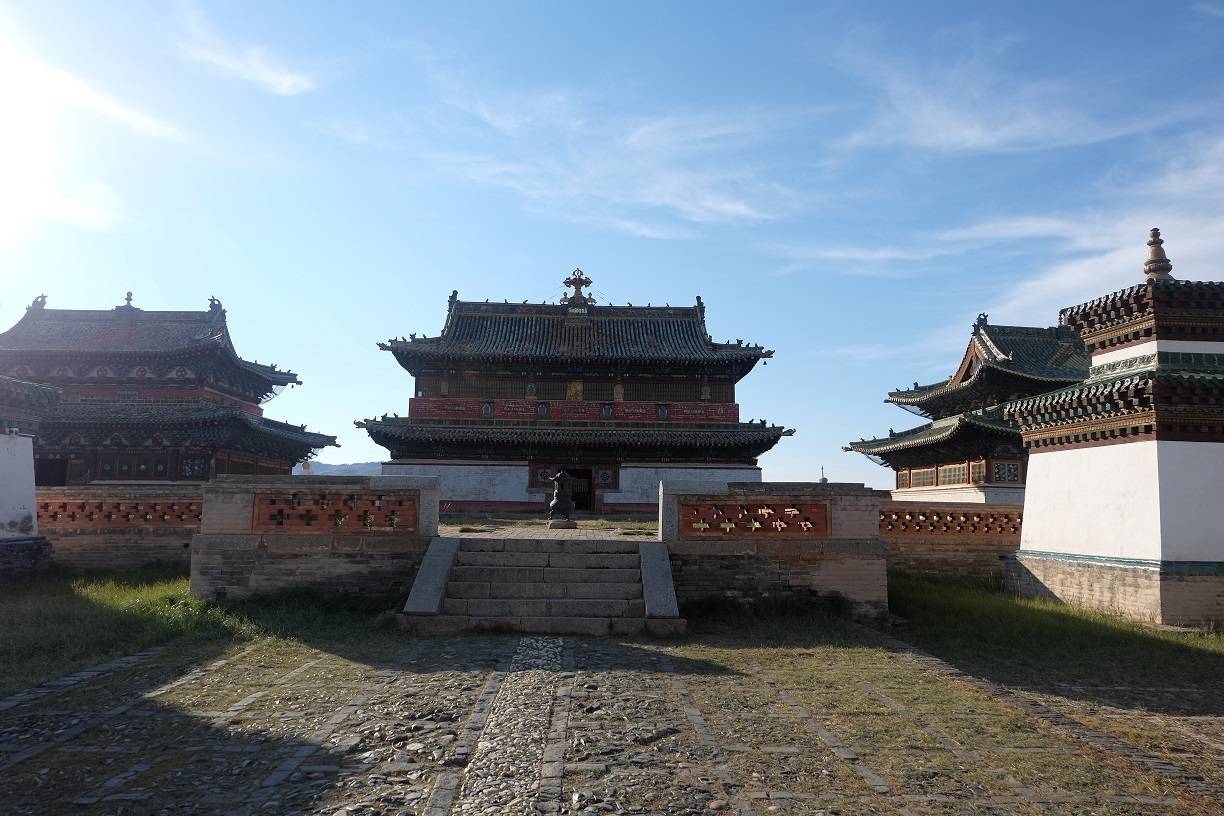 Mongolia women yoga